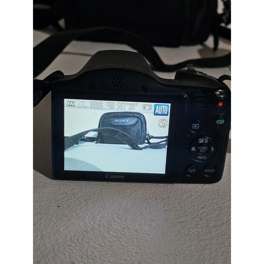Canon PowerShot SX420 IS 20.0MP Digital Camera Black Tested & Working